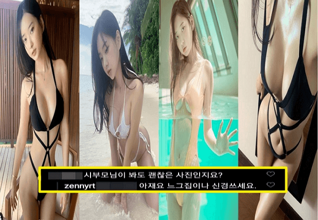 ”시부모님이 봐도 되는 사진이냐“ 오지랖 댓글에