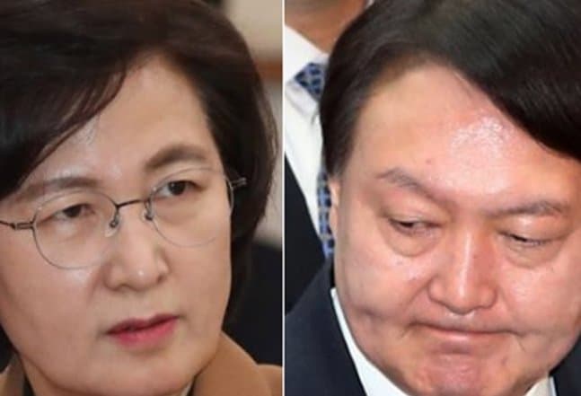 [여론] 윤석열 말고 추미애만 사퇴 원해,